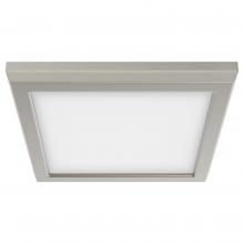  62/1717 - Blink Pro - 11W; 7in; LED Fixture; CCT Selectable; Square Shape; Brushed Nickel Finish; 120V