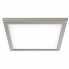  62/1727 - Blink Pro - 13W; 9in; LED Fixture; CCT Selectable; Square Shape; Brushed Nickel Finish; 120V