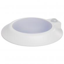  62/1820 - 7 Inch; LED Disk Light; Fixture with Occupancy Sensor; White Finish; CCT Selectable