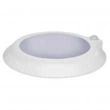  62/1821 - 10 Inch; LED Disk Light; Fixture with Occupancy Sensor; White Finish; CCT Selectable