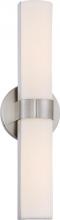  62/732 - Bond - Double LED Vanity with White Acrylic Lens - Brushed Nickel Finish