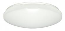  62/798 - 14"- LED Flush with White Acrylic Lens - White Finish - 50 Percent Dimming- 120-277V