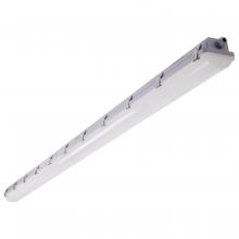  65/825R1 - 8 Foot; Vapor Proof Linear Fixture with Integrated Microwave Sensor; CCT & Wattage Selectable; IP65