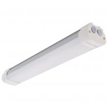  65/832R1 - 2 Foot; 20 Watt; LED Tri-Proof Linear Fixture with Integrated Microwave Sensor; CCT Selectable; IP65