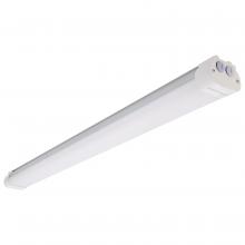  65/833R1 - 4 Foot; LED Tri-Proof Linear Fixture with Integrated Microwave Sensor; CCT & Wattage Selectable;
