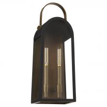  72-20-5982 - Rossi 20 inches Lantern, Matte Black, Aged Copper