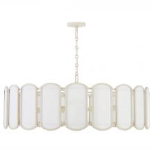  824-8-52 - Belleview 8 Light Pendant, Wash Oak