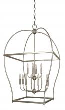  5472 BN - 12-Light Brushed Nickel Kenmare Foyer Chandelier