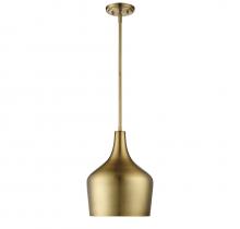  M70020NB - 1-Light Pendant in Natural Brass