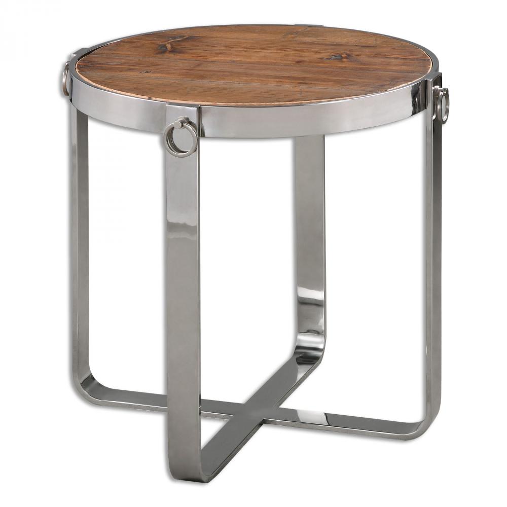 Uttermost Berdine Wooden Side Table