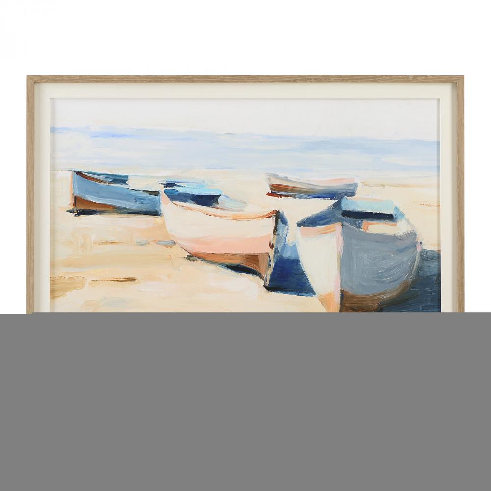 Uttermost Beached Boats Framed Print