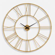  06466 - Keyann Brass Wall Clock