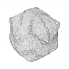  23957 - Uttermost Olfen Gray Pouf