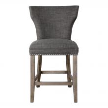  23433 - Uttermost Arnaud Charcoal Counter Stool