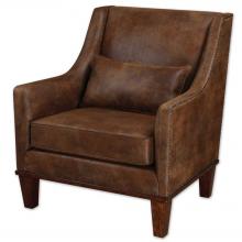  23030 - Uttermost Clay Leather Armchair