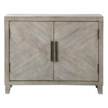  24873 - Uttermost Adalind White Washed Accent Cabinet