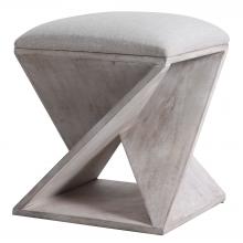  23559 - Uttermost Benue Gray Ottoman