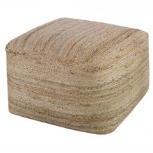  23973 - Uttermost Camden Braided Hemp Pouf