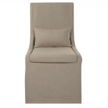  23727 - Uttermost Coley Tan Armless Chair