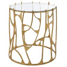  22894 - Uttermost Ritual Round Gold Side Table