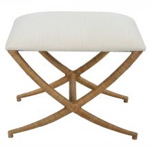  23751 - Uttermost Expedition White Fabric Small Bench