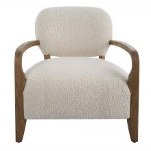  23772 - Uttermost Telluride Natural Shearling Accent Chair