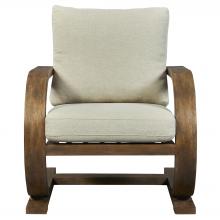  23042 - Uttermost Bedrich Wooden Accent Chair