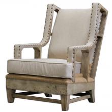  23615 - Uttermost Schafer Linen Armchair