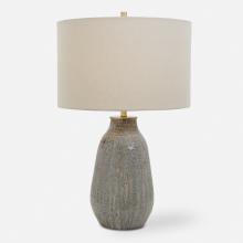  28484-1 - Uttermost Monacan Gray Textured Table Lamp