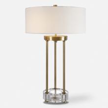  30013-1 - Uttermost Pantheon Brass Rod Table Lamp