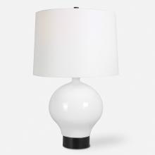  30182-1 - Uttermost Collar Gloss White Table Lamp