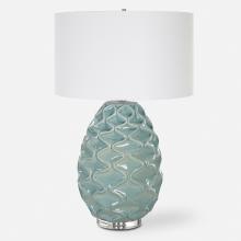  30193 - Uttermost Laced Up Sea Foam Glass Table Lamp