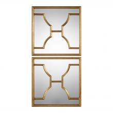  09268 - Uttermost Misa Gold Square Mirrors S/2