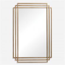  09688 - Uttermost Amherst Brushed Gold Mirror