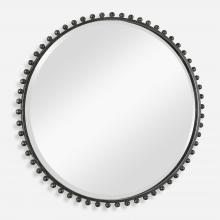  09691 - Uttermost Taza Round Iron Mirror