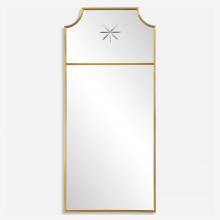  09748 - Uttermost Caddington Tall Brass Mirror