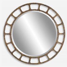  09759 - Uttermost Darby Distressed Round Mirror