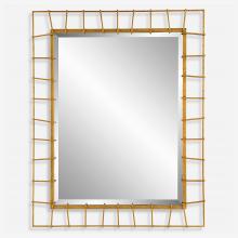  09805 - Uttermost Townsend Antiqued Gold Mirror