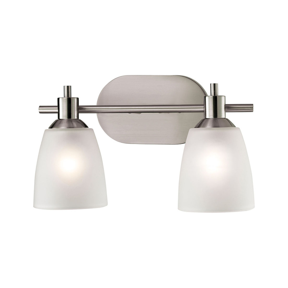 Thomas - Jackson 14'' Wide 2-Light Vanity Light - Brushed Nickel