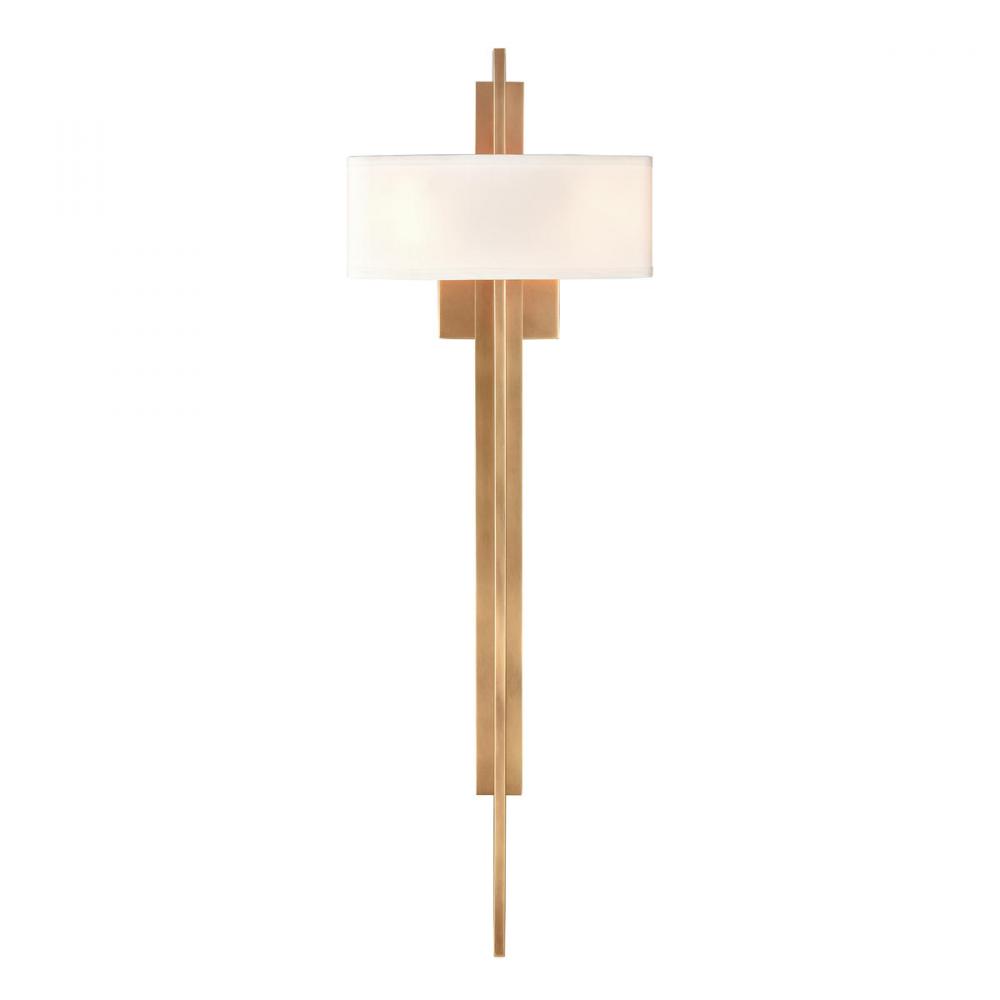 Murtha 38'' High 2-Light Sconce - Natural Brass