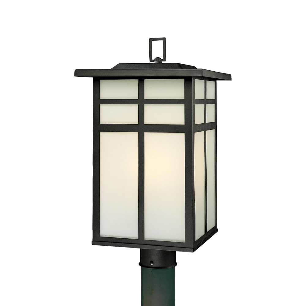 Thomas - Mission 20'' High 3-Light Outdoor Post Light - Black