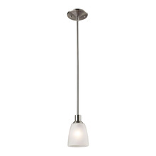  1301PS/20 - Thomas - Jackson 4'' Wide 1-Light Mini Pendant - Brushed Nickel