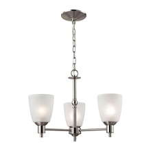  1303CH/20 - Thomas - Jackson 20'' Wide 3-Light Chandelier - Brushed Nickel