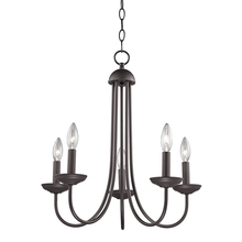  1525CH/10 - Thomas - Williamsport 20'' Wide 5-Light Chandelier - Oil Rubbed Bronze