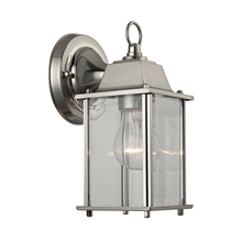  9231EW/80 - Thomas - Cotswold 9'' High 1-Light Outdoor Sconce - Brushed Nickel