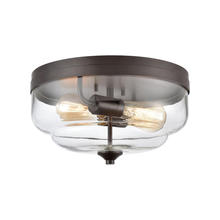  CN320231 - Thomas - Calistoga 13'' Wide 2-Light Flush Mount - Oil Rubbed Bronze