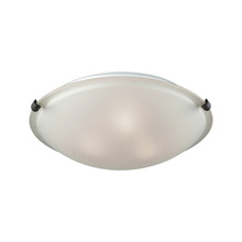  CN734399 - Thomas - Sunglow 17'' Wide 3-Light Flush Mount - Brushed Nickel