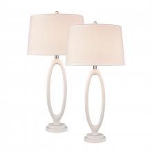  H0019-10324/S2 - Adair 34'' High 1-Light Table Lamp - Set of 2 White