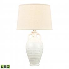  S0019-7990-LED - Gallus 27'' High 1-Light Table Lamp - White - Includes LED Bulb