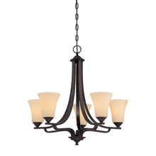  TK0020704 - Thomas - Treme 5-Light Chandelier in Espresso